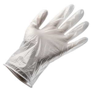 Polythene gloves